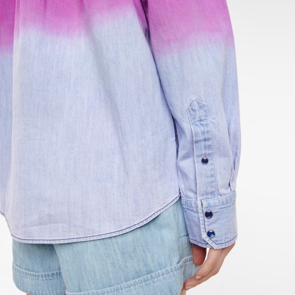 NWT Isabel Marant Etoile Pitti Ombré Blouse - Picture 5 of 7